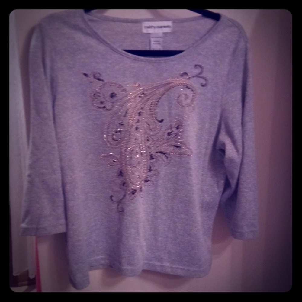 Women's sparkling top